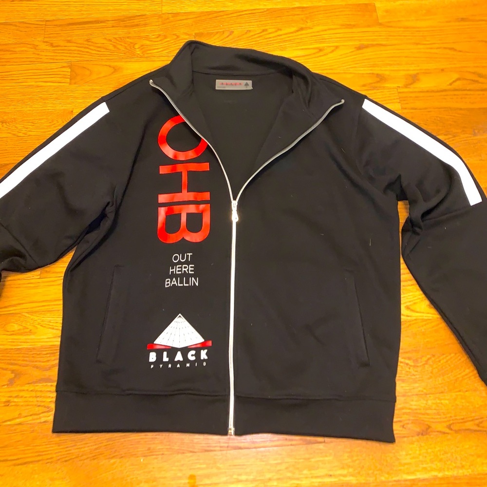 Black pyramid (Chris brown brand ) jackets
